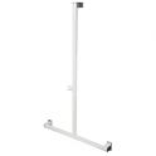 Barre de douche blanche en T – 637 x 1063 mm – ARSIS – Pellet ASC