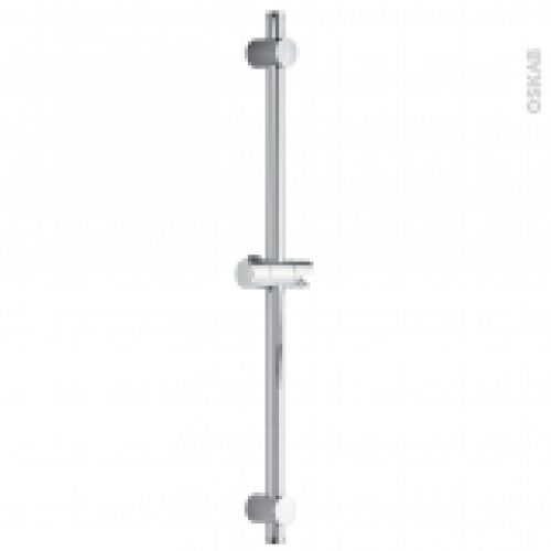 Barre De Douche Murale Ajustable Et Orientable Chrome Valentin