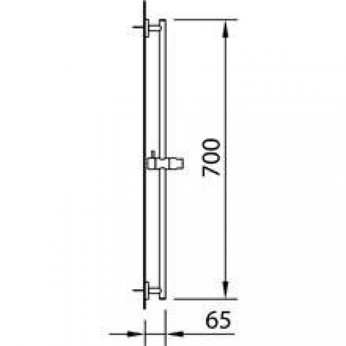 Barre de douche STYLE 700mm