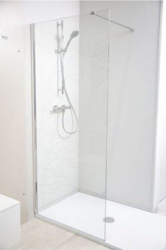 Barre de fixation murale extensible de 79 à 130cm. En inox. – Ondée