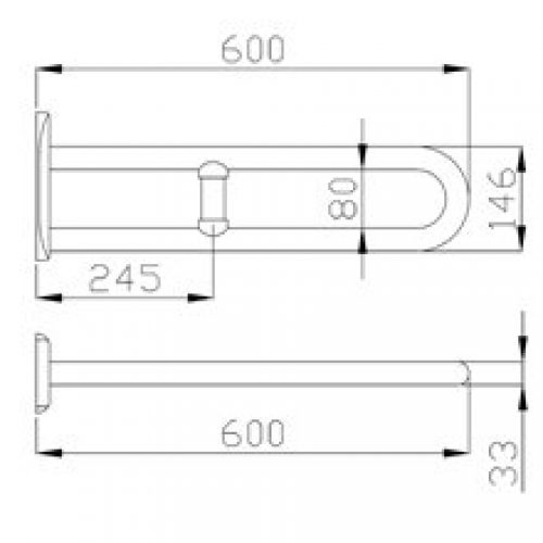 Barre murale fixe Urban People Mediclinics