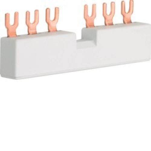 Barre pont 2 Disj.mot.3P 10mm² – CONNEXION  HAGER KD302M