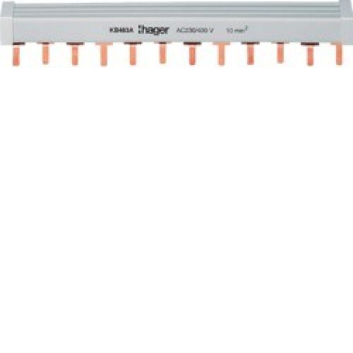 Barre pont 3P+N lang.16mm² 57m – CONNEXION  HAGER KB480B