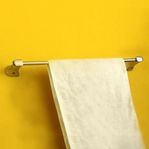 Barre porte-serviettes chromée de style moderne