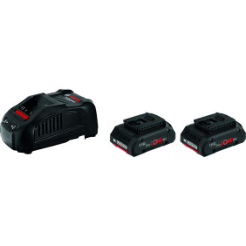 Batterie 18V 4Ah ProCORE x2 + chargeur GAL1880 CV Professional – 1600A016GF