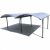 Bâche pour double carport aluminium, toit rond