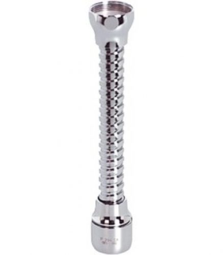 Bec allonge avec jet doux fil fem M22X1 metal chrome