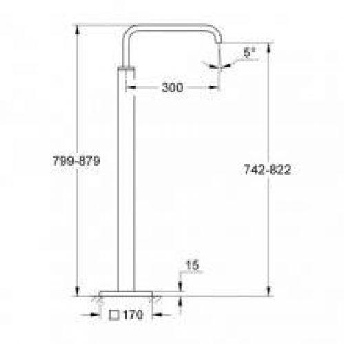 Bec de baignoire Grohe Allure Sol