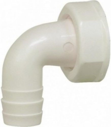 Bec de tuyau 3/4&Prime;/90° convient pour tous les siphons PP blanc