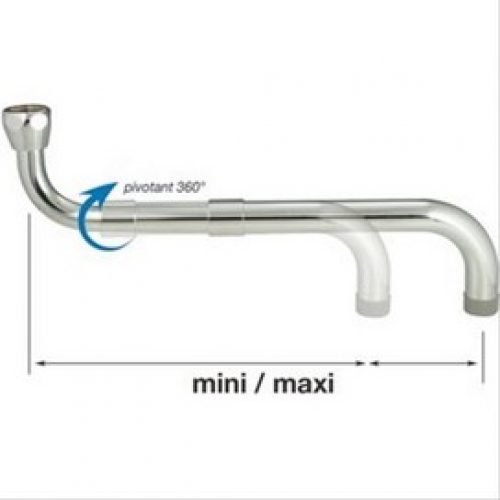 Bec télescopique 200-300 mm pour cuisine professionnelle