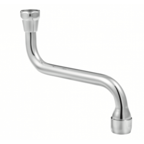 Becs universels – Laiton – Horizontal double coude – Avec aérateur