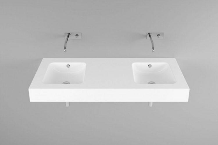Bette Lavabo double à poser One 1400 x 530 x 60 mm (A141)