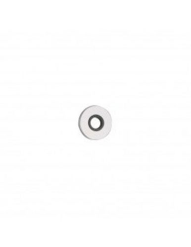 BEZAULT 512158 Paire de rosaces 6371 bec de cane chromé velours