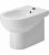 Bidet sur pied ‘Nuvola’ avec fixation lxHxP 350x420x550 mm