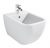 Bidet suspendu en céramique sanitaire blanc BH101