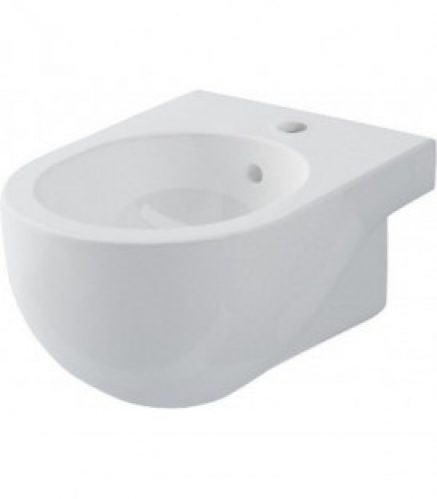 Bidet suspendu &lsquo;MINI NUVOLA&rsquo; lxHxP 350x245x460mm en céramique blanche