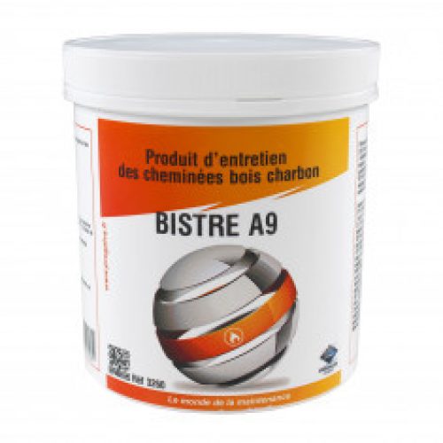 BISTRE A9 Produit d&rsquo;entretien de cheminée Bois/Charbon – Pot de 1kg
