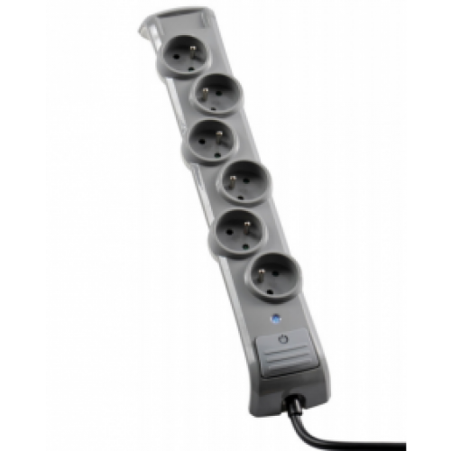 Bloc 6 multiprises parafoudre