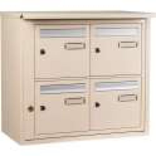 Bloc boîte aux lettres collective extérieur – B4 en applique -…