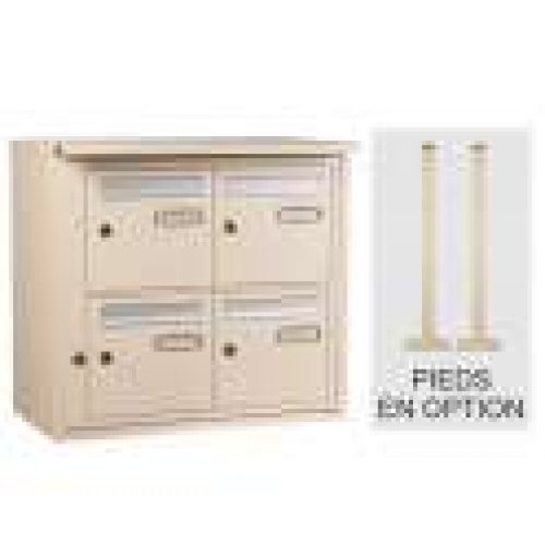 Bloc boîte aux lettres collective extérieur – B4 sur pieds -…