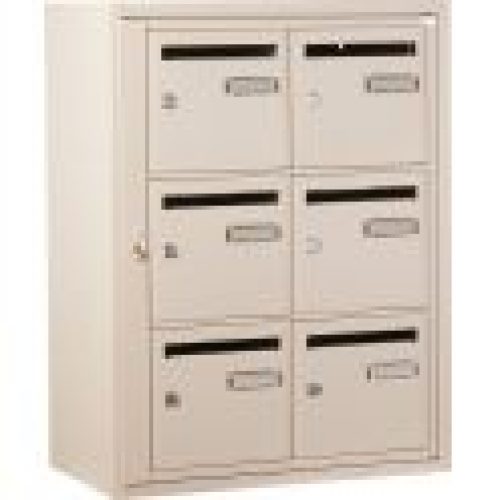 Bloc boîte aux lettres collective intérieur – B6 en applique -…