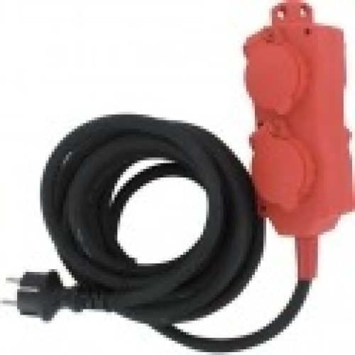 Bloc de chantier 4 prises avec prolongateur IP44 Dhome – prolongateur 4…