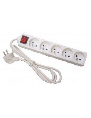 Bloc multiprise 5X2P+T + INTER