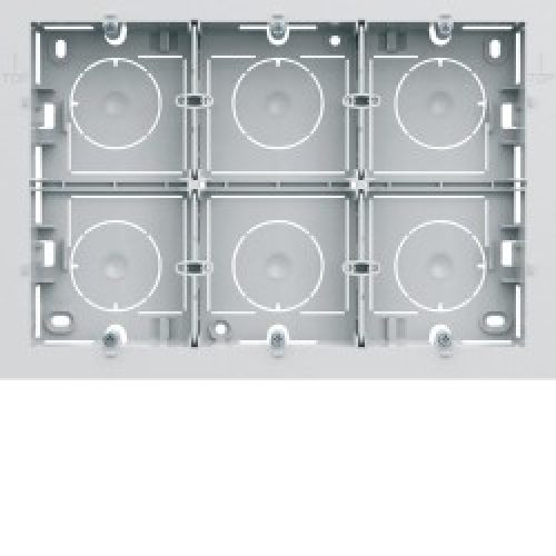 Boite saillie 16M pure – APPAREILLAGE MURAL GALLERY HAGER WXA686B