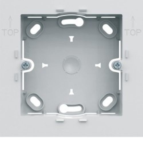 Boite saillie simple pure – APPAREILLAGE MURAL GALLERY HAGER WXA681B