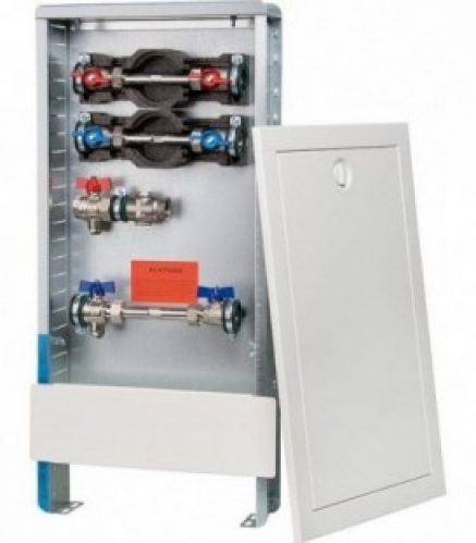 Boitier compteur elec Strawa horizontal Type AS12h W2-WMZ ST blanc, armoire 330×710 mm