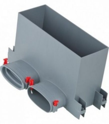 Boitier mural/sol 114×51 mm type FRS-WBK 2-51