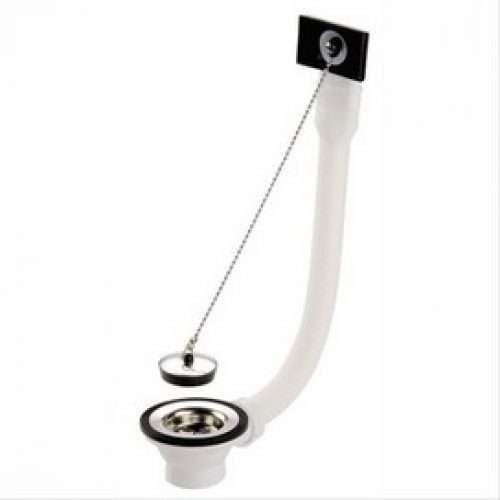 Bonde à bouchon pour évier inox avec trop plein – SAS Nicoll Ø70mm