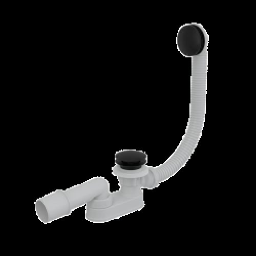 Bonde clic-clac de bain avec siphon, Noir…