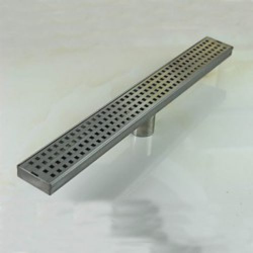 Bonde de drainage d&rsquo;eau contemporain en inox