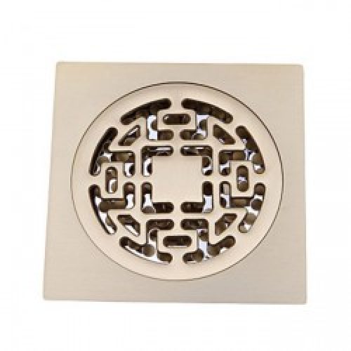 Bonde de drainage d&rsquo;eau en laiton antique