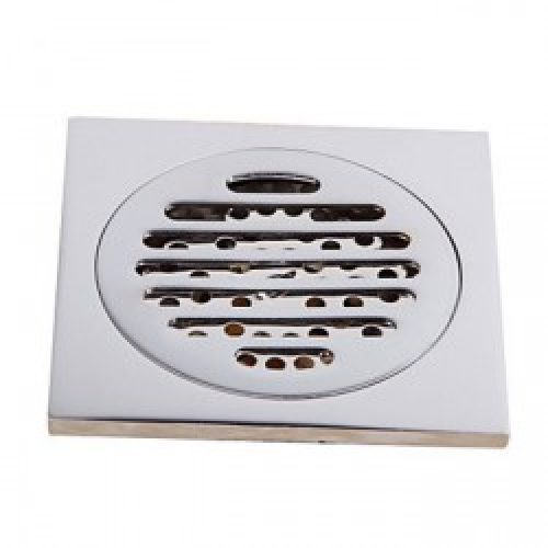 Bonde de drainage d&rsquo;eau en laiton argenté