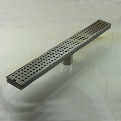 Bonde de drainage d’eau rectangulaire en acier inoxydable