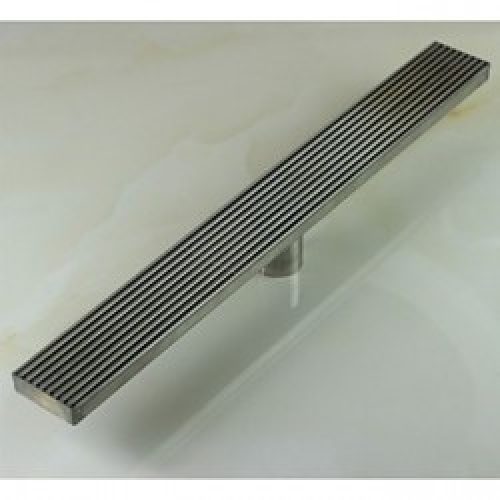 Bonde de drainage d’eau rectangulaire en inox