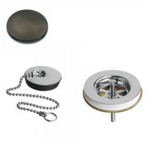 BONDE DE LAVABO A CHAINETTE 1&Prime;1/4 LAITON METAL BROSSE – CRISTINA ONDYNA AC84977