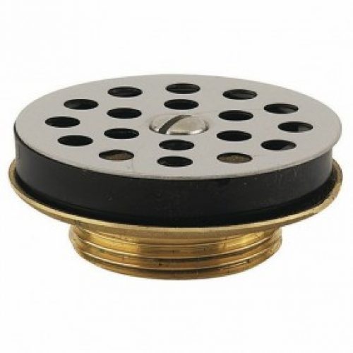 Bonde de lavabo – laiton – 33×42 – grille inox