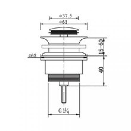 Bonde de vidage TEGREL