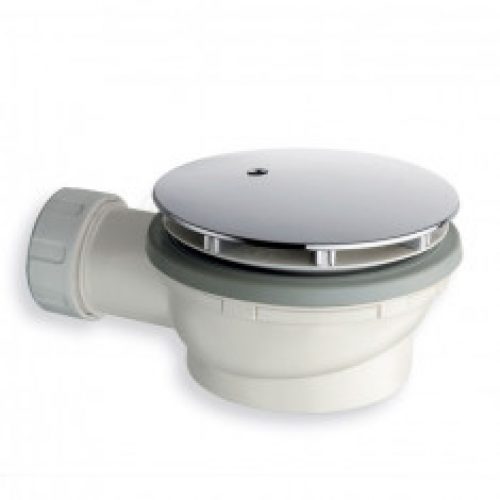 Bonde douche ABS extra-plate 60mm – Ø90mm – Chromé – Cristina Ondyna AD40051