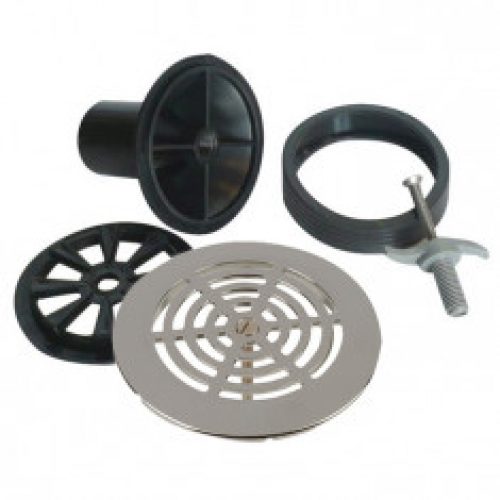 Bonde + grille Ø130mm pour Isotanche Classic sortie horizontale