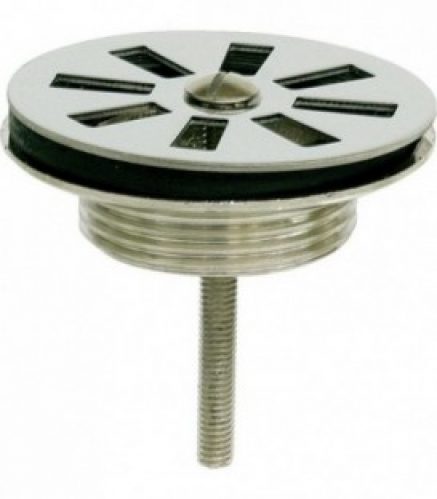 Bonde lavabo 1 1/4&Prime; DN32 chromee – diam 60mm plaque de tamis en inox