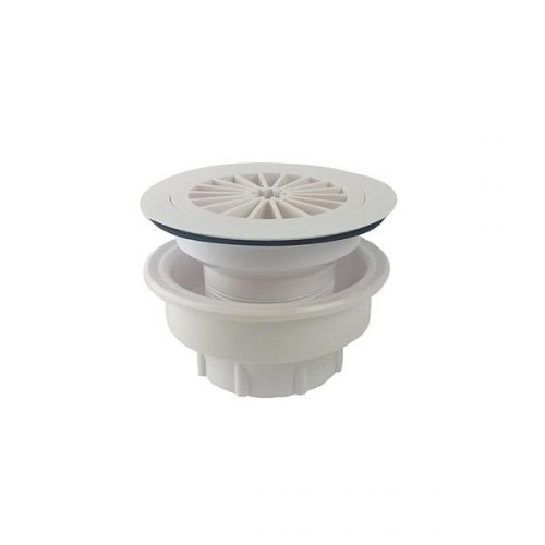 Bonde verticale sans capot Ø90 pour receveurs de douche