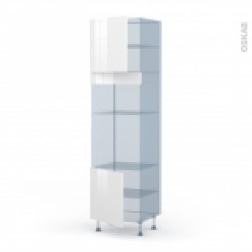 Bora Blanc Kit Renovation 18 Colonne Fourmo 3638 N1616 2 Portes L60Xh217Xp60