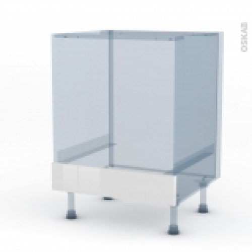 Bora Blanc Kit Renovation 18 Meuble Bas Four Bandeau Bas L60Xh70Xp60