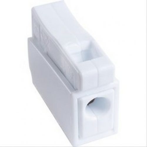 Borne de connexion fil souple et rigide blanc 1 fil vendu par 100