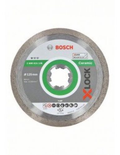 BOSCH – Disque 125 x 1.5 mm diamant pour carrelage X-LOCK – 2608615138