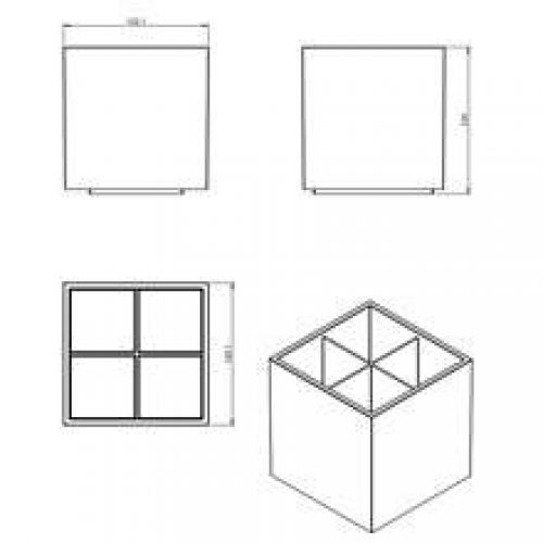 Boîte de rangement bath life COSMIC